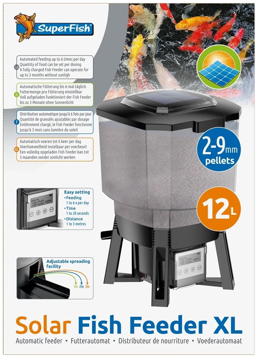 Superfish (Solar) voerautomaat 12 Liter